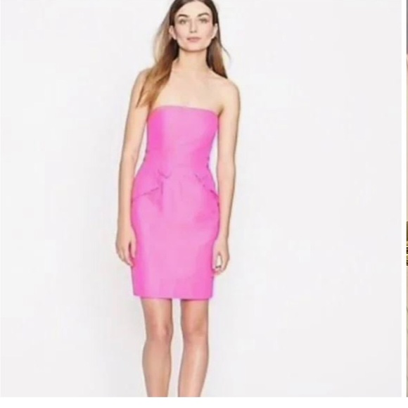 J. Crew Dresses & Skirts - GORGEOUS PINK STRAPLESS DRESS